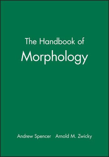 Cover image for The Handbook of Morphology