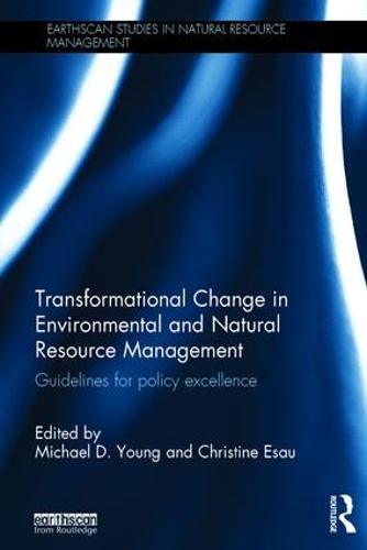 Cover image for Transformational Change in Environmental and Natural Resource Management: Guidelines for policy excellence