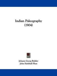 Cover image for Indian Paleography (1904)