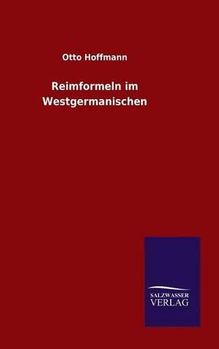 Cover image for Reimformeln im Westgermanischen