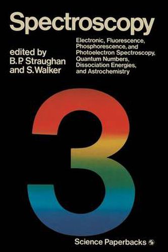 Cover image for Spectroscopy: Volume Three