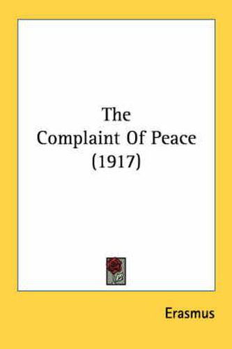 The Complaint of Peace (1917)