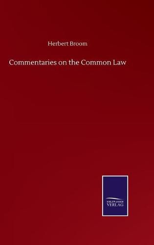 Cover image for Commentaries on the Common Law