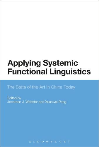 Cover image for Applying Systemic Functional Linguistics: The State of the Art in China Today