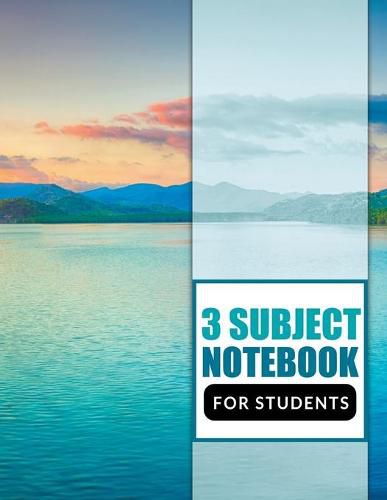 Cover image for 3 Subject Notebook For Students