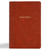 Cover image for KJV Giant Print Reference Bible, Burnt Sienna Leathertouch