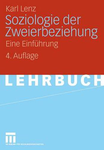 Cover image for Soziologie Der Zweierbeziehung: Eine Einfuhrung