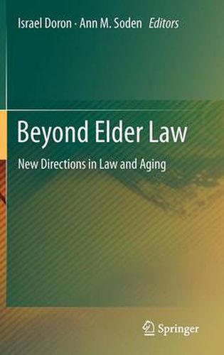 Cover image for Beyond Elder Law: New Directions in Law and Aging