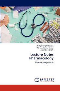 Cover image for Lecture Notes Pharmacology