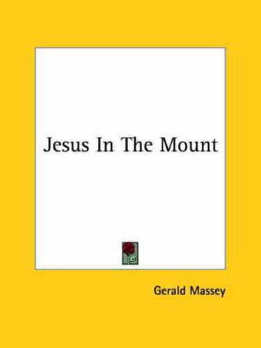 Jesus in the Mount