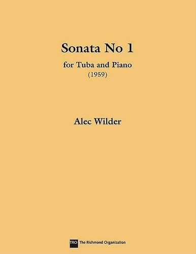 Cover image for Sonata for Tuba and Piano (1959)