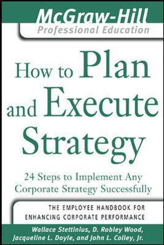 Cover image for How to Plan and Execute Strategy