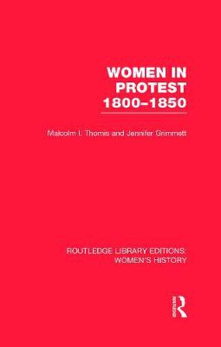 Cover image for Women in Protest 1800-1850