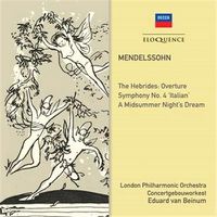 Cover image for Mendelssohn Symphony No 4 Midsummer Nights Dream
