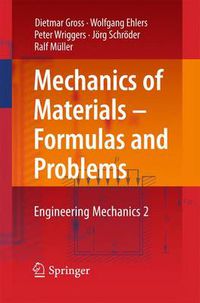 Cover image for Mechanics of Materials - Formulas and Problems: Engineering Mechanics