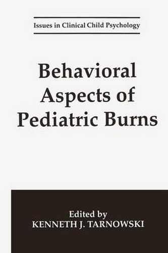 Cover image for Behavioral Aspects of Pediatric Burns