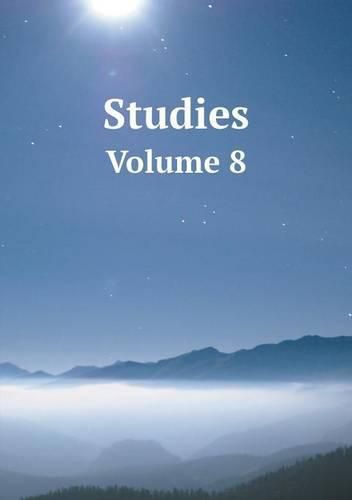 Cover image for Studies Volume 8