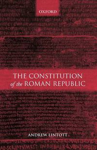 Cover image for The Constitution of the Roman Republic