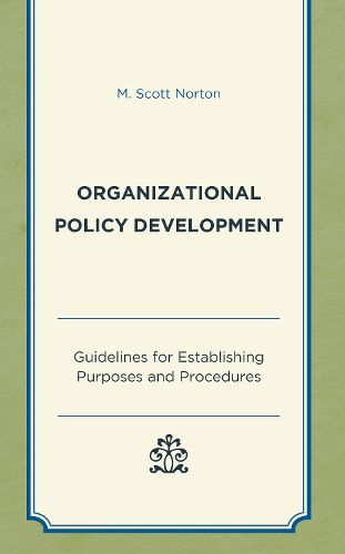 Cover image for Organizational Policy Development