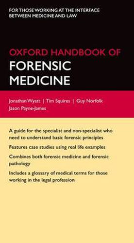 Cover image for Oxford Handbook of Forensic Medicine