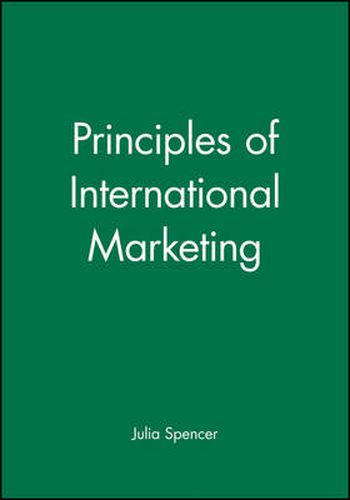 Cover image for Principles of International Marketing