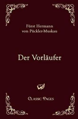 Cover image for Der Vorlaufer