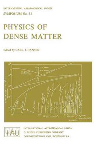 Cover image for Physics of Dense Matter