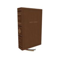 Cover image for KJV, Personal Size Reference Bible, Sovereign Collection, Leathersoft, Brown, Red Letter, Thumb Indexed, Comfort Print: Holy Bible, King James Version