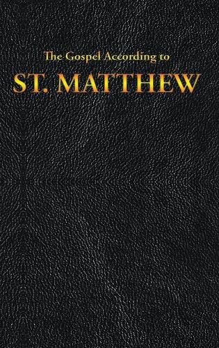 Cover image for The Gospel According to ST. MATTHEW