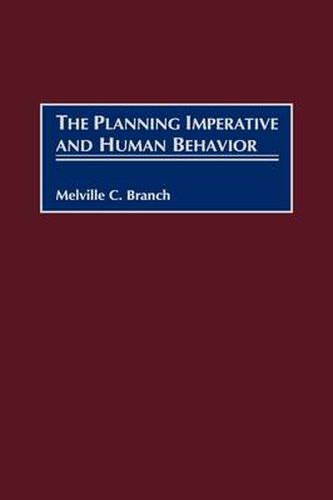 Cover image for The Planning Imperative and Human Behavior