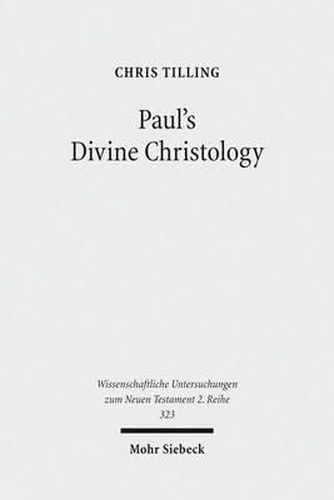 Cover image for Paul's Divine Christology