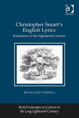 Cover image for Christopher Smart's English Lyrics: Translation in the Eighteenth Century