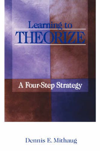 Cover image for Learning to Theorize: A Four-step Strategy