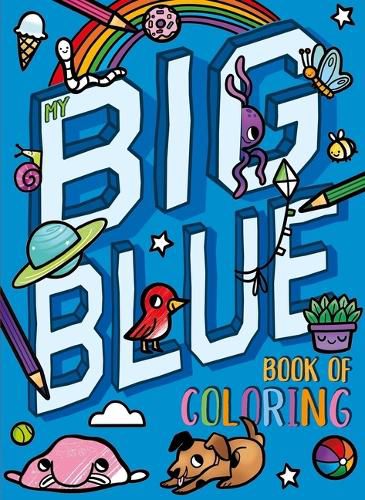 Cover image for My Big Blue Book of Coloring