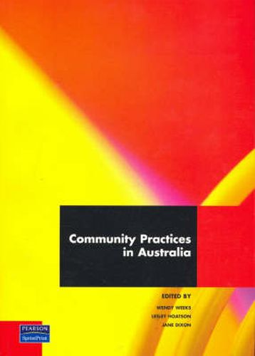 Cover image for Community Practices In Australia, Pearson Original Edition