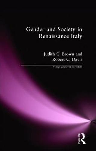 Cover image for Gender and Society in Renaissance Italy