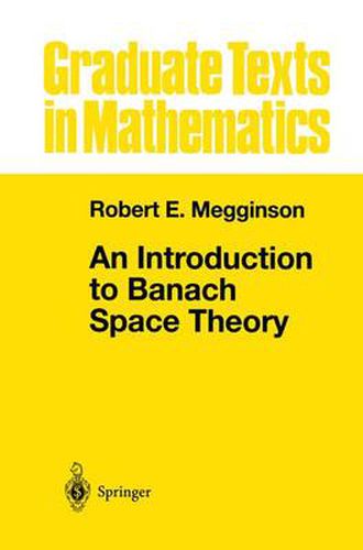 Cover image for An Introduction to Banach Space Theory