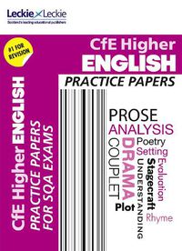 Cover image for Higher English Practice Papers: Prelim Papers for Sqa Exam Revision