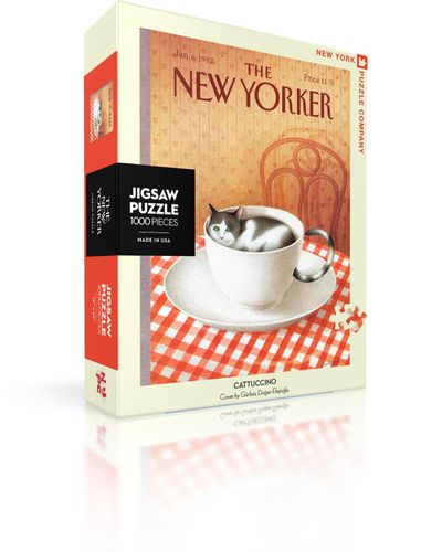 New Yorker Jigsaw Puzzle: Cattuccino Cover (1000 pieces)