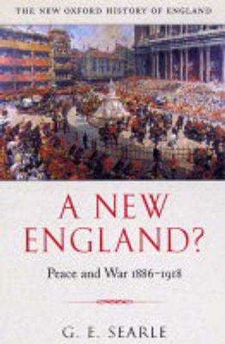 Cover image for A New England: Peace and War 1886-1918