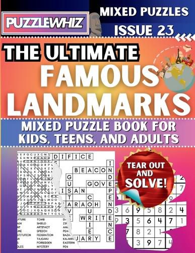 The Ultimate Famous Landmarks Mixed Puzzle Book for Kids, Teens, and Adults