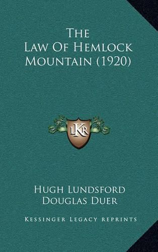 Cover image for The Law of Hemlock Mountain (1920)