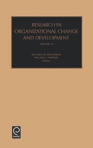 Cover image for Research in Organizational Change and Development