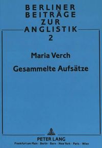 Cover image for Maria Verch: Gesammelte Aufsaetze