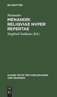 Cover image for Menandri Reliqviae Nvper Repertae