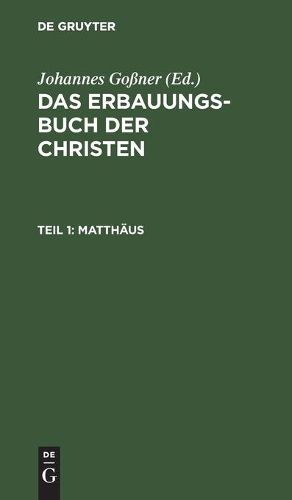 Cover image for Matthaus