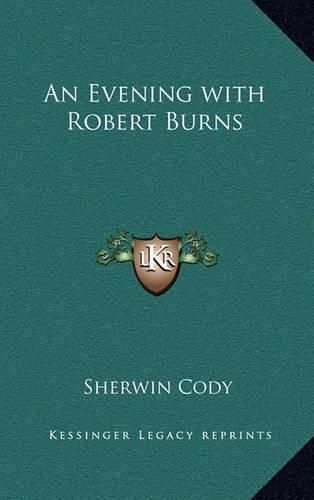 Cover image for An Evening with Robert Burns