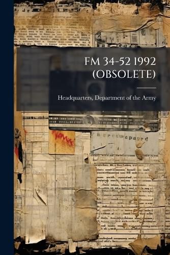 Cover image for FM 34-52 1992 (Obsolete)