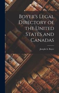 Cover image for Boyer's Legal Directory of the United States and Canadas