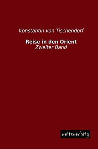 Cover image for Reise in Den Orient